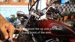 Yamaha Enticer 125 Fix Speedometer How to Replace Speedometer Wire Video [upl. by Aizat53]