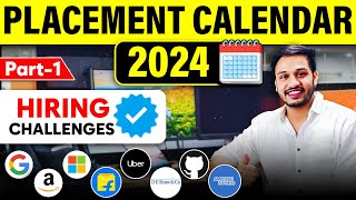 Placement amp Internship Calendar 202324  OffCampus Hiring 2023  Which company hires when [upl. by Annawat749]