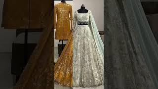 Bridal lehenga designs youtubeshorts designerwear viralvideo msfashiondesigner [upl. by Reprah]