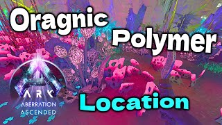 Best Organic Polymer Farm Spot on Aberration Ark Ascended How to farm Polymer aberration Asa [upl. by Atrice]