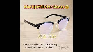 Blue Light Blocker Glasses 🤓  Visit us at Adam Moosa Building upstairs opposite NouvbanqSeychelles [upl. by Aelsel746]