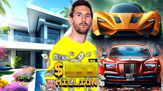 Lionel Messis Lifestyle  Mansions Net Worth Car Collection [upl. by Gnuj718]