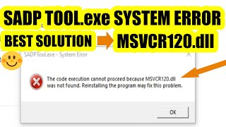 How to fix msvcr120dll was not found hikvision dll rundllproblem diy repairing restoration [upl. by Pacifica]