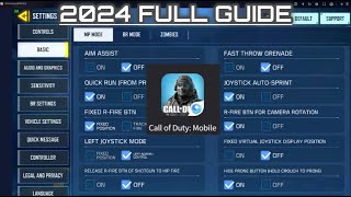 Someshyguys 2024 GameloopCODM FULL Settings Guide [upl. by Tengler]