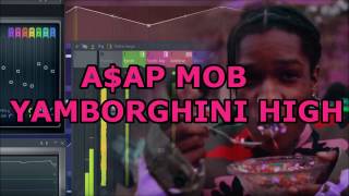 Yamborghini High  Instrumental  Asap Mob  Remake  Asap Rocky  juicy j  fl studio 12 [upl. by Kalinda245]