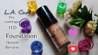 LA Girl Pro Coverage Illuminating Foundation Honest ReviewBanglaShajbo lagirl youtube video [upl. by Eivod]