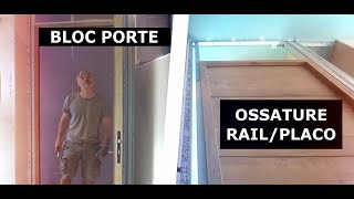 Comment poser une porte intérieure avant sol fini [upl. by Anen840]