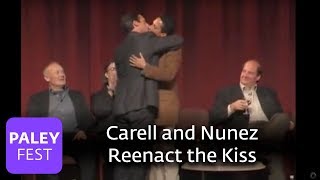 The Office  Carell and Nunez Reenact the Kiss Paley Center [upl. by Arret]