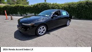 2024 Honda Accord Sedan Pasadena Los Angeles Glendale Alhambra Cerritos Orange County 2401770 [upl. by Fevre]