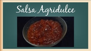 Receta Salsa Agridulce Full HD [upl. by Akimik]