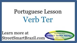 Portuguese Lesson Verbo Ter Present Tense amp Pronunciation Tips [upl. by Farlee]