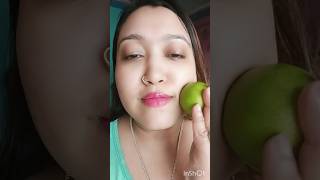 Sweet lime face pack for instant brighten skin😍skincare subscribemychannel swtrendingshorts [upl. by Antoinetta]