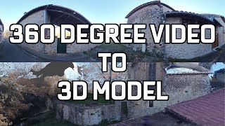 How to transform any 360degree video into 3D using photogrammetry [upl. by Kcinimod]