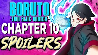 🚨 SARADA VS HIDARI BEGINS  Boruto Two Blue Vortex Ch 10 OFFICIAL SPOILERS [upl. by Saunderson]