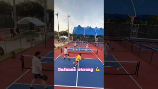 pickleball skills defense challenge highlights naples florida vacation winner [upl. by Leumhs]