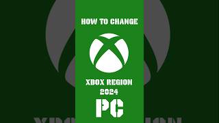 How to set XBOX APP to new region on PC [upl. by Akcira]