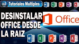 Como Desinstalar Microsoft Office Por Completo  Cualquier Versión [upl. by Rosabelle]