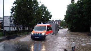 KTWMTW Bergwacht Schöneck Unwettereinsatz Adorf [upl. by Oirasan]