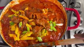 CHICKEN GIZZARD STEW  GIZZARD STEW  DELICIOUS GIZZARD STEW  BEESKITCHEN [upl. by Leiru]