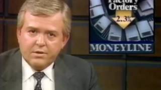 1986  1992 CNN MONEYLINE WITH LOU DOBBS  RIP LOU  CLASSIC TV THEMES [upl. by Randolf]