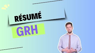 résumé gestion des ressources humaines GRH résumé [upl. by Taima]