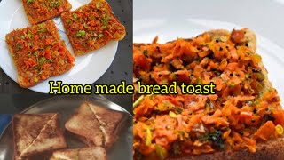 Home made bread toast trending youtubeshorts food [upl. by Yeldoow]