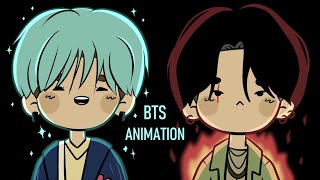 SUGA vs AGUST D Animation [upl. by Adiaros594]