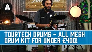 TourTech Drums  A Mesh Electronic Drum Kit Under £400 [upl. by Balfour118]