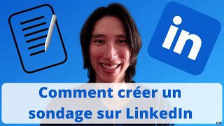 Tuto LinkedIn  Comment faire pour créer un sondage dans une publication sur LinkedIn 🔵🔵 [upl. by Ednutabab]