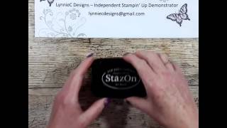 7 Lynns Lessons  reinking Stazon ink pad [upl. by Hayton]