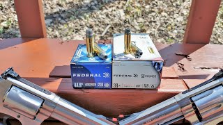 👉Old School Ammo Special Test👈 38 Special VS 44 Special Lead SemiWadcutter Hollow Points [upl. by Selia]