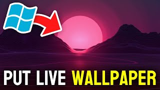 How to Put Live Wallpaper on PC Wallpaper Engine Free ALTERNATIVE [upl. by Vada]