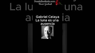 Gabriel Celaya  La luna es una ausencia [upl. by Ettennat]