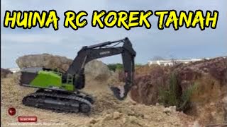 Rc Excavator huina Korek Tanah [upl. by Aicirtel369]