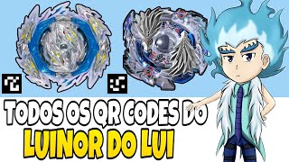 TODOS OS QR CODES DO LUINOR DO LUI BEYBLADE BURST APP [upl. by Hebbe]