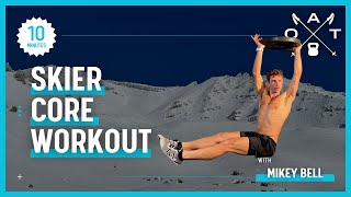 10Minute Core Blaster for Skiers Strengthen Obliques Abs amp Glutes [upl. by Euqina]