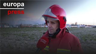 Emergencias asegura que el incendio de Leganés no ha dejado heridos [upl. by Faletti]