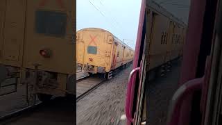 Parallel Between 12704 SecunderabadHowrah Falaknuma VS 38056 HaldiaHowrah Fast Local [upl. by Ettelrahc]