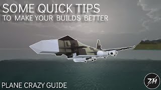 Some Quick Tips to Make Your Builds Better  Plane Crazy Guide [upl. by Enrichetta]