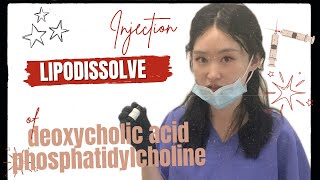 Lipodissolve injections  deoxycholic acid and phosphaticylcholine [upl. by Boonie]