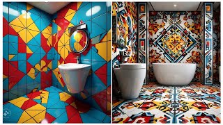 Ceramic Tile Ideas for Bathroom Floor amp Wall  Porcelain Tile Designs for Bathroom [upl. by Ardnuasak]