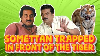 Somettan Trapped In Front Of The Tiger M G Soman  Mukesh  Episode31 [upl. by Midian]