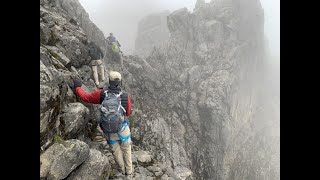 Climbing Rucu Pichincha Volcano Rock Climbing Route Ecuador  Nov 2019 [upl. by Sherer]