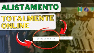 Alistamento Militar  Passo a Passo do Alistamento Online [upl. by Ahsok]