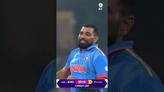 Mohammed Shamis sensational matchwinning spell against England at CWC23 🤩cricket [upl. by Assenab380]