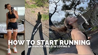 HOW TO START RUNNING and actually ENJOY IT from someone who used to HATE it [upl. by Mallen]