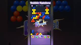 Bubble Rainbow 🌈 game level15 games gaming shorts [upl. by Berhley]