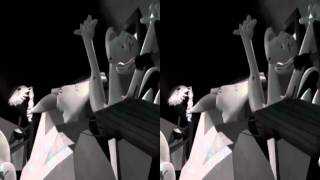 Stereoscopic 3D Guernica Picasso Revised Version [upl. by Fesuoy988]