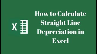 Straight Line Depreciation in Excel by Kawalya Robert [upl. by Thesda642]