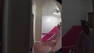 Landlord attacks ring camera with a machete [upl. by Eenattirb697]